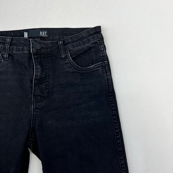 Kut from the Kloth Women’s Connie Ankle Skinny Jeans Black Size 2 - Picture 3 of 9